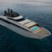 SL110A è lo yacht dei sogni: asimmetrico, elegante e con piscina vista mare