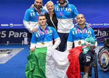 Mondiale Paralimpico Iksan 2025: l’Italia della sciabola maschile è campione del mondo