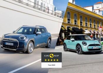 MINI Cooper e Aceman conquistano le 5 stelle nei crash test Euro NCAP